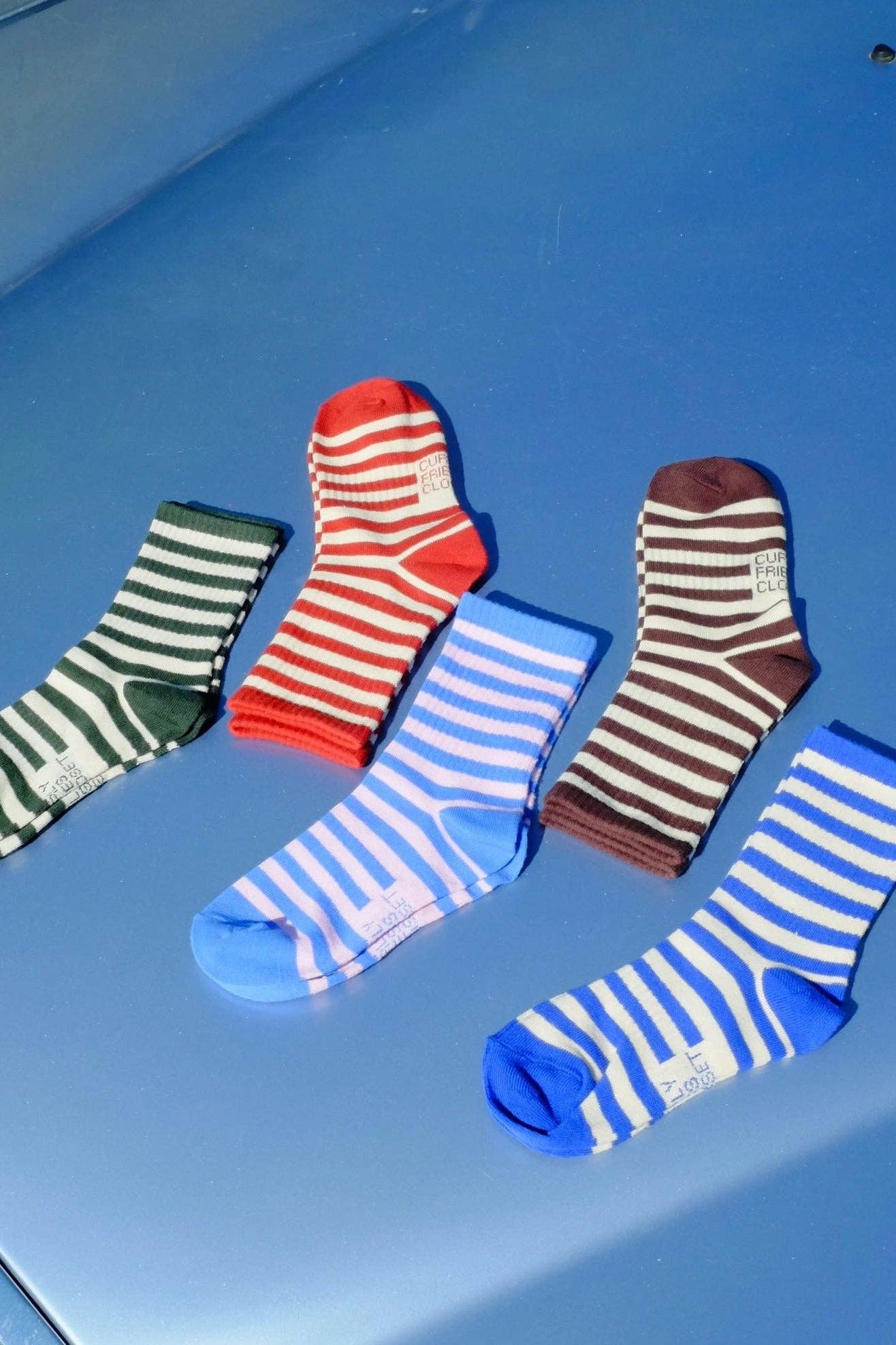 First Summer- Classic Striped Crew Socks