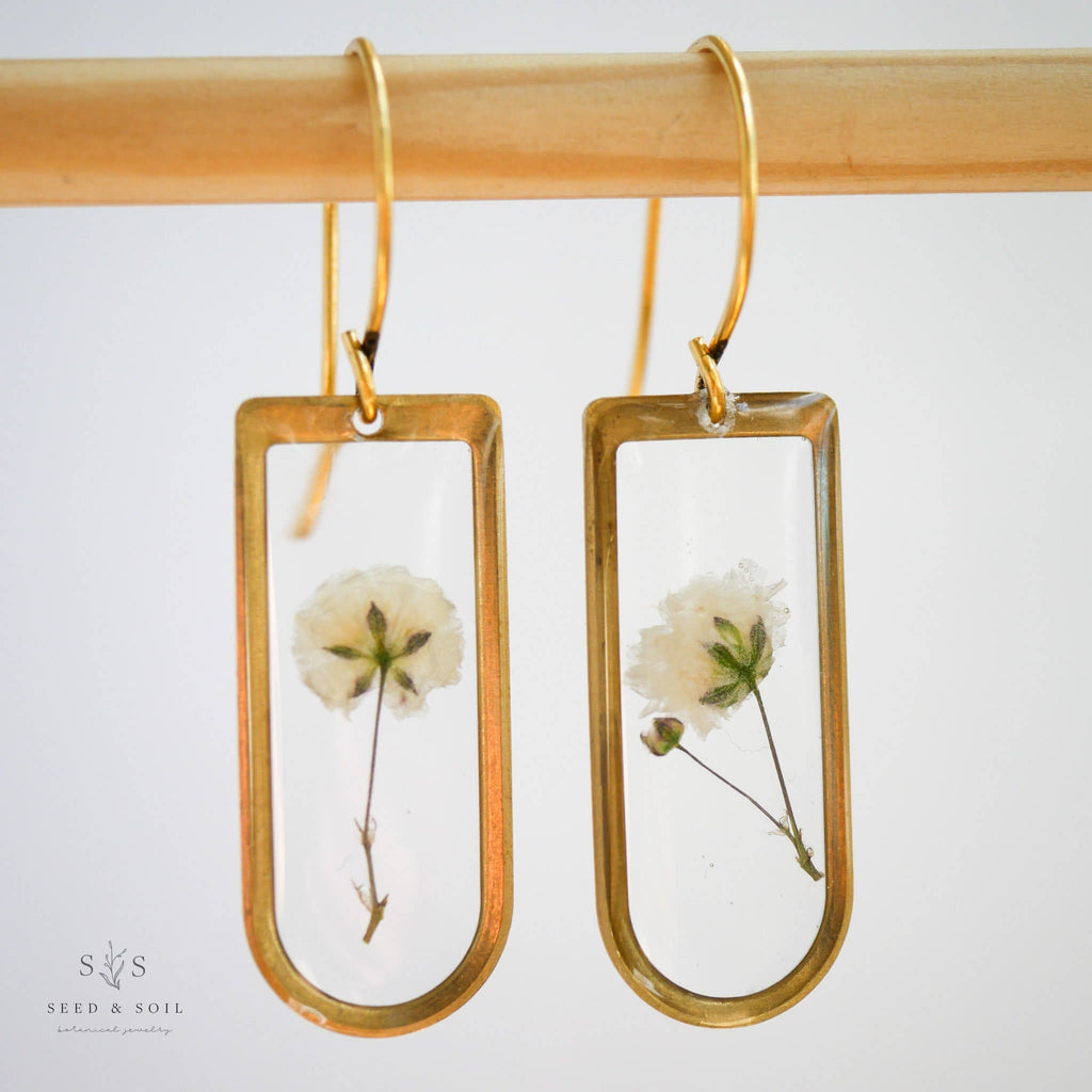 Seed & Soil- Cathedral Earrings
