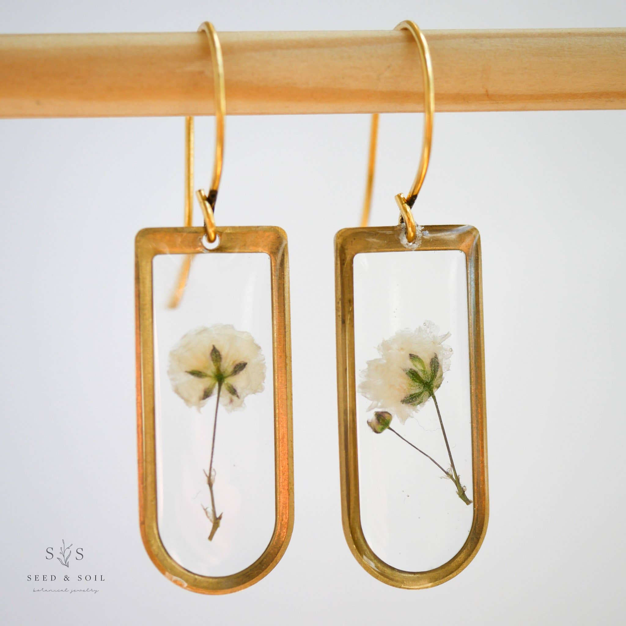 Seed & Soil- Cathedral Earrings