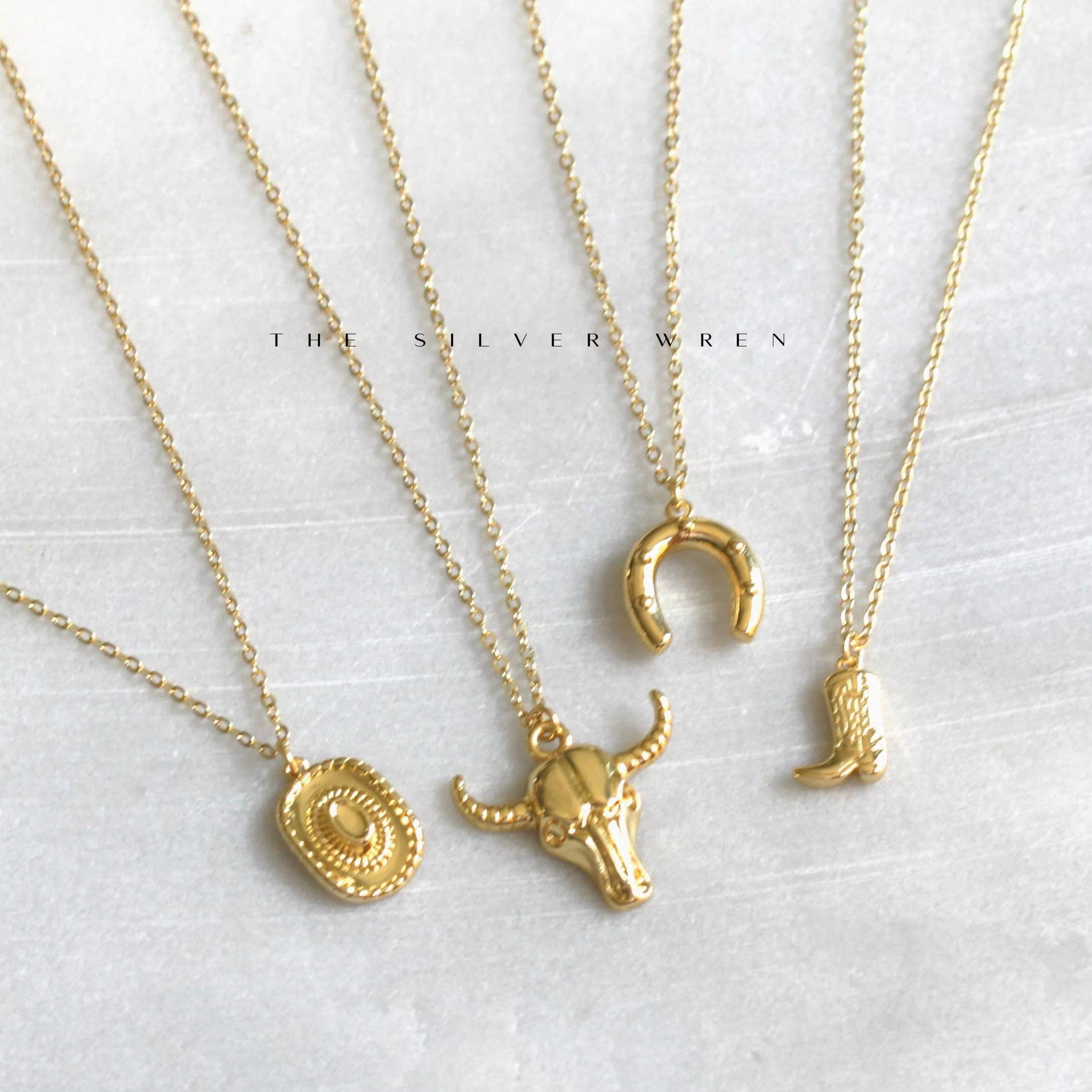The Silver Wren- Western Pendant Necklaces