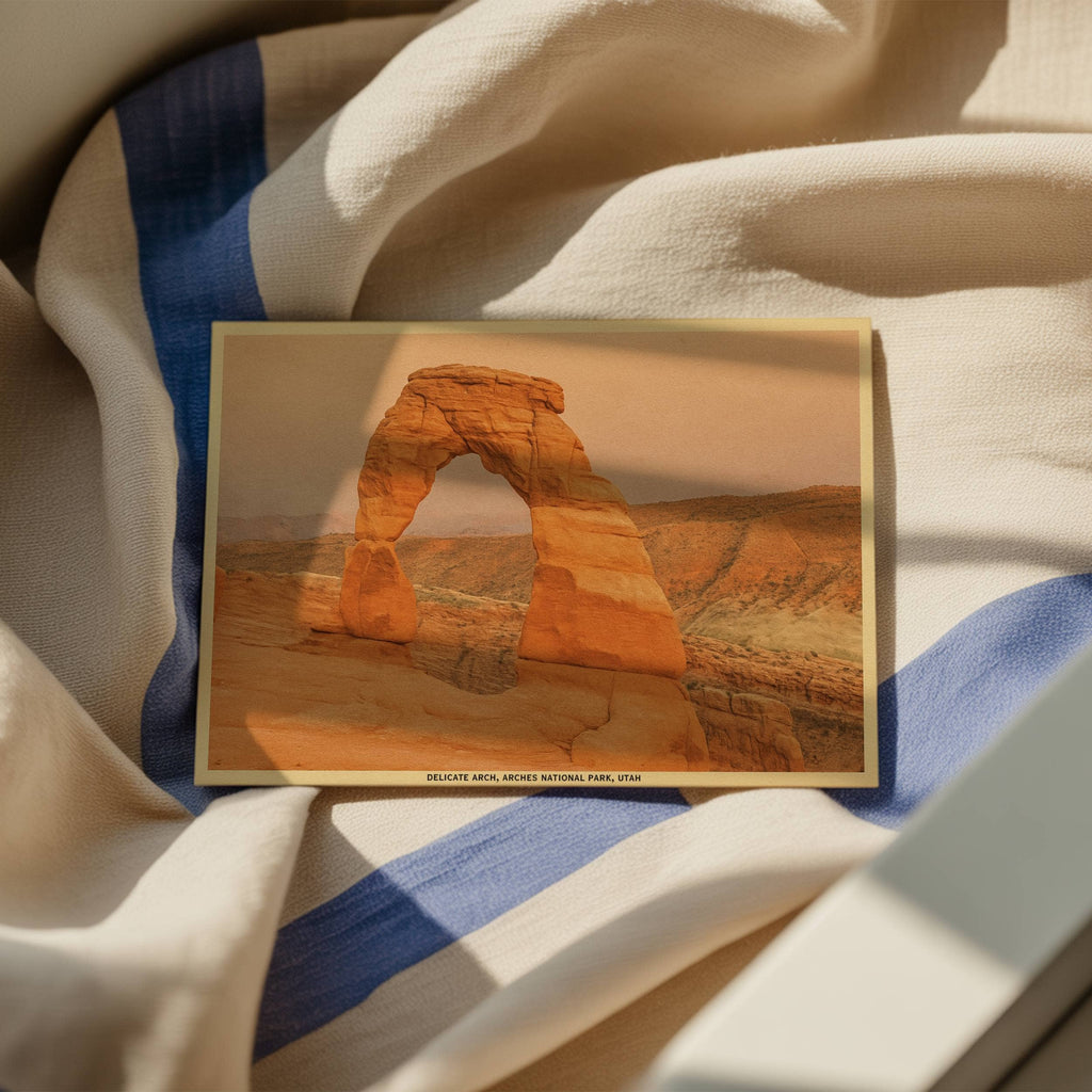 Traildust Goods- Arches National Park Utah Vintage Inspired 4x6 Postcards