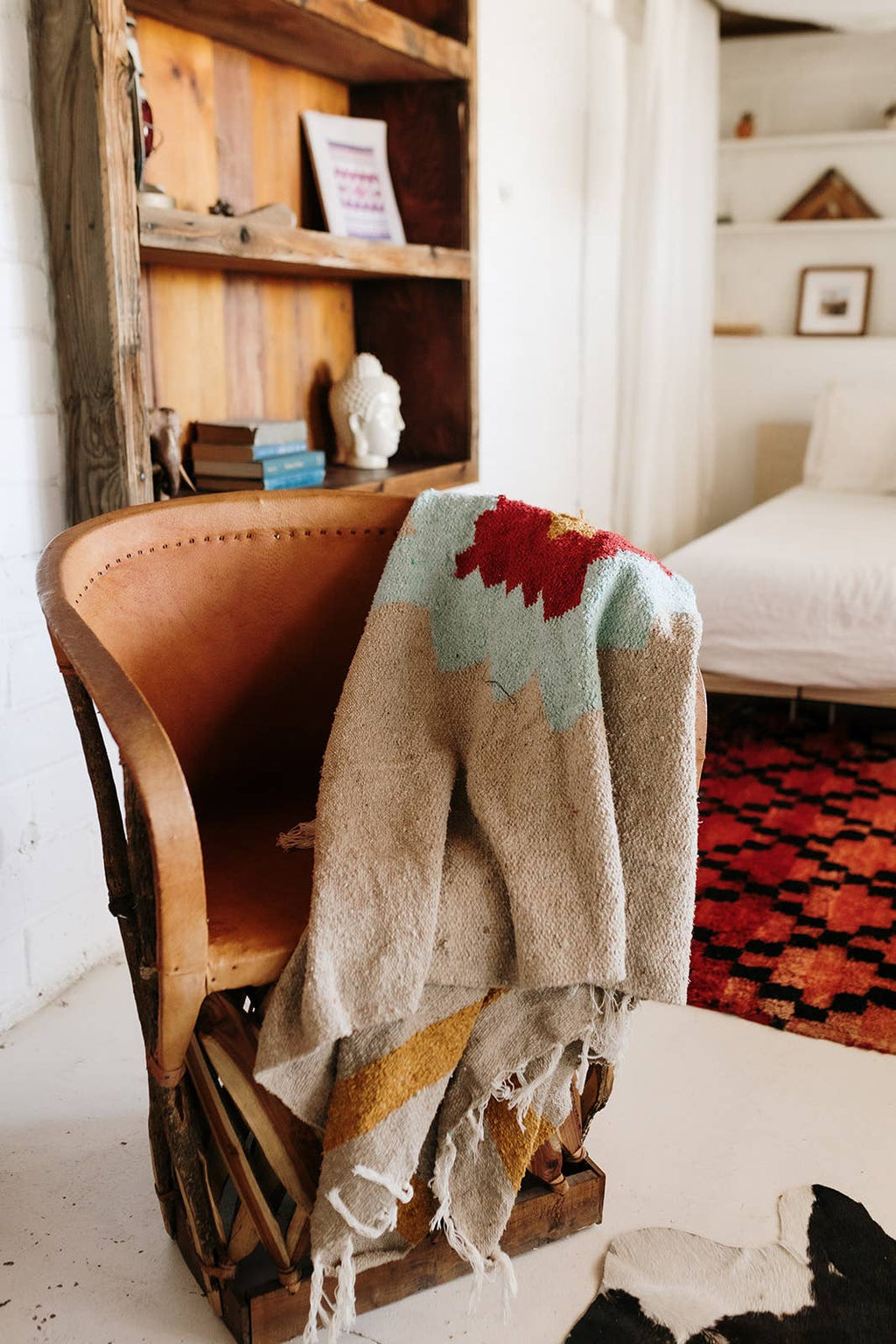 Tribe and True- Taos Two (Mesa- Aqua) // Handwoven Blanket