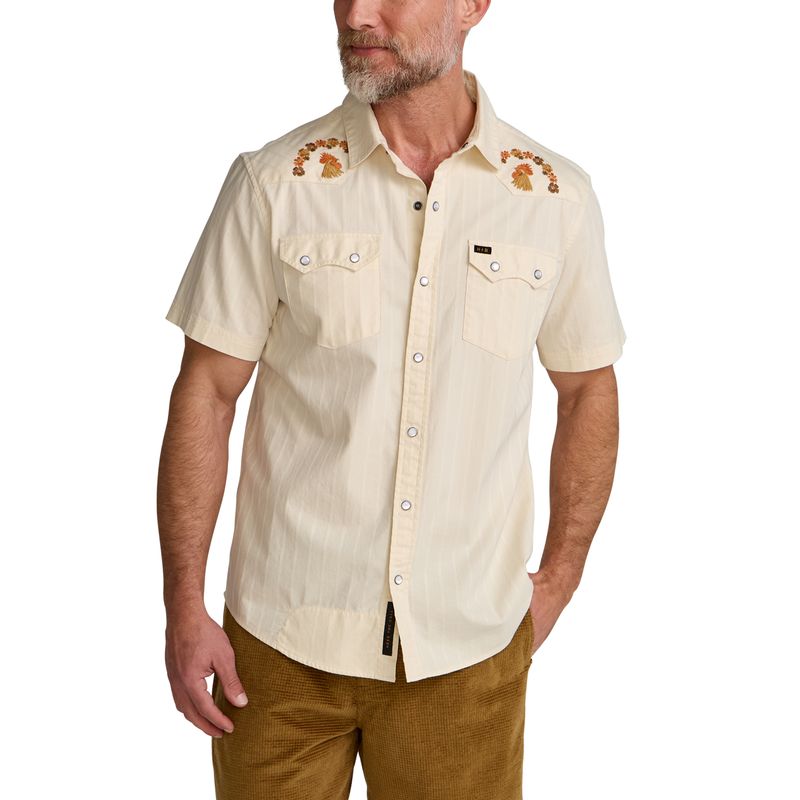 Howler Bros- Fowl Play Crosscut Deluxe Snapshirt