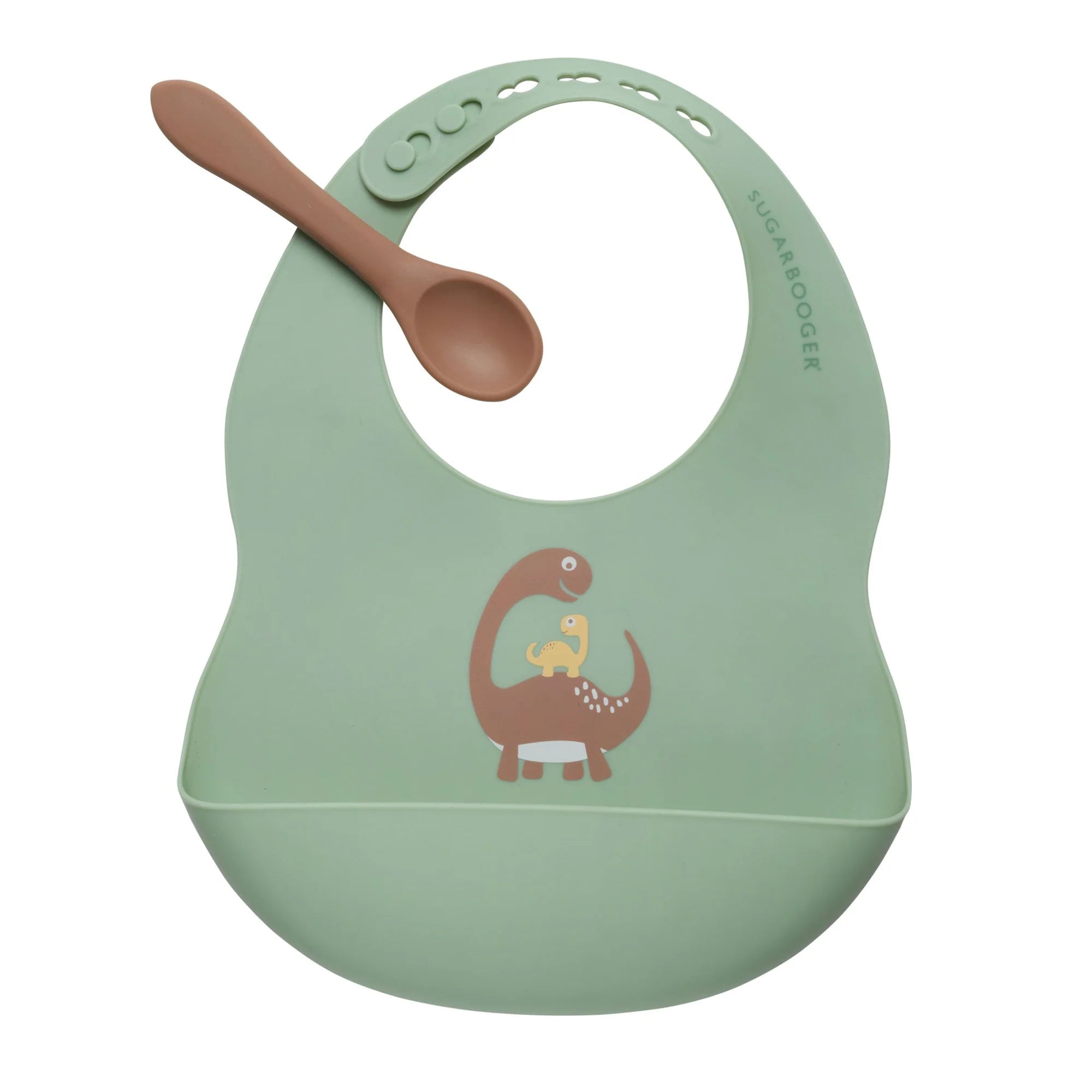 Sugarbooger- Fresh & Messy Bib + Spoon Set