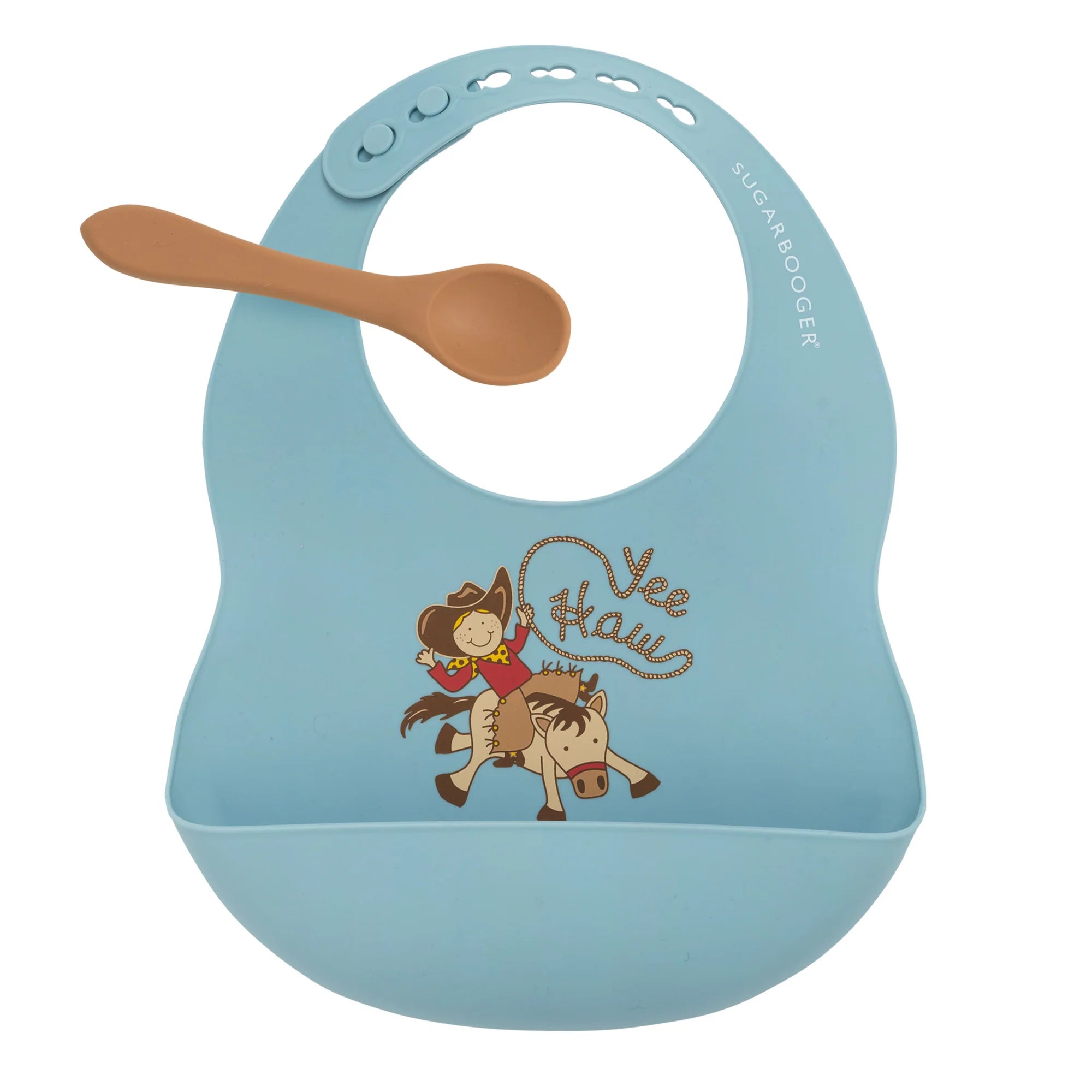 Sugarbooger- Fresh & Messy Bib + Spoon Set