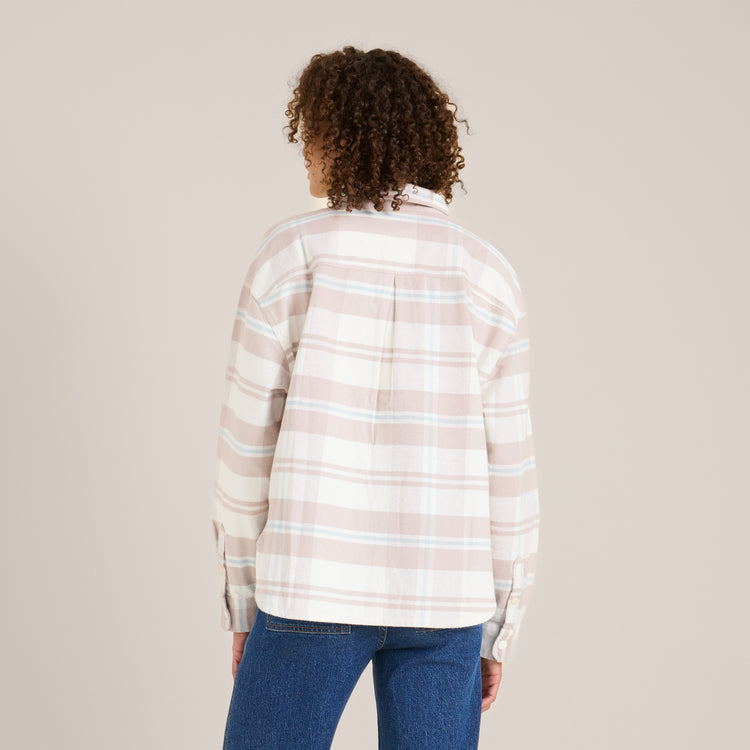 Roark- Amberley Flannel in Glacier