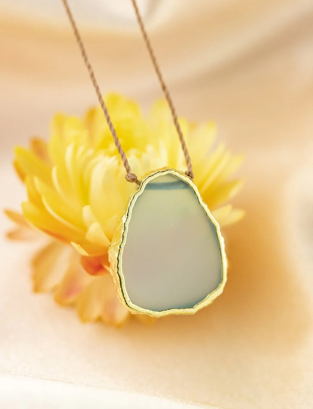 SoulKu- Aqua Chalcedony Alchemy Necklace for Be The Light