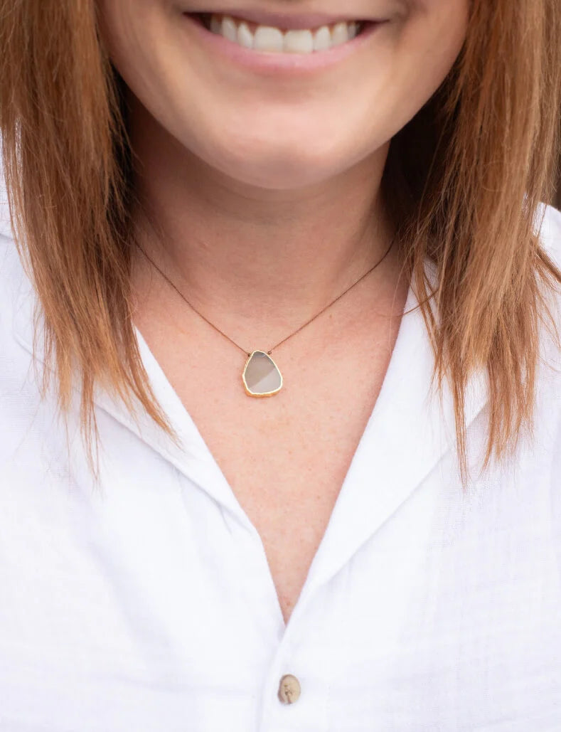 SoulKu- Aqua Chalcedony Alchemy Necklace for Be The Light