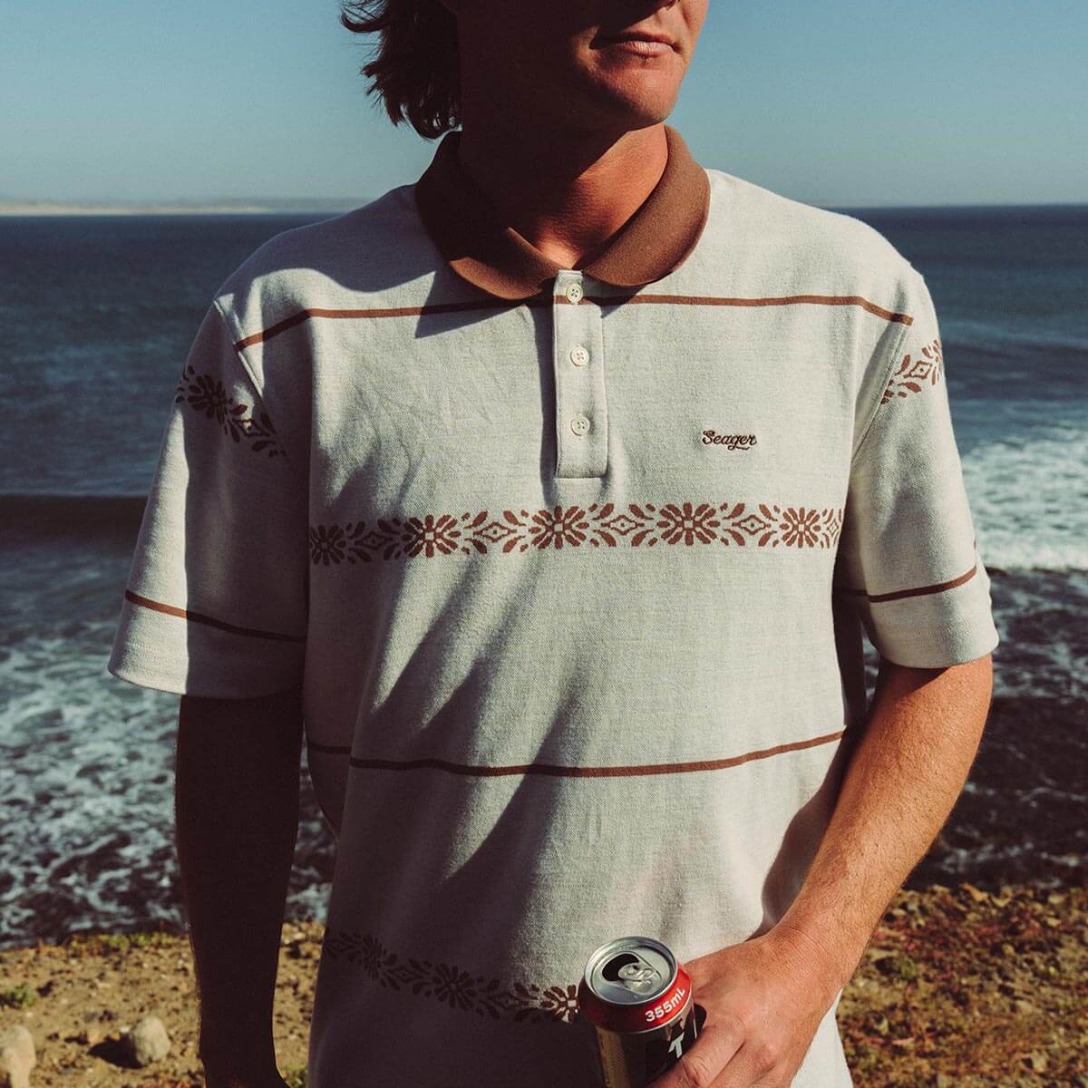 Seager- Azteca S/S Polo