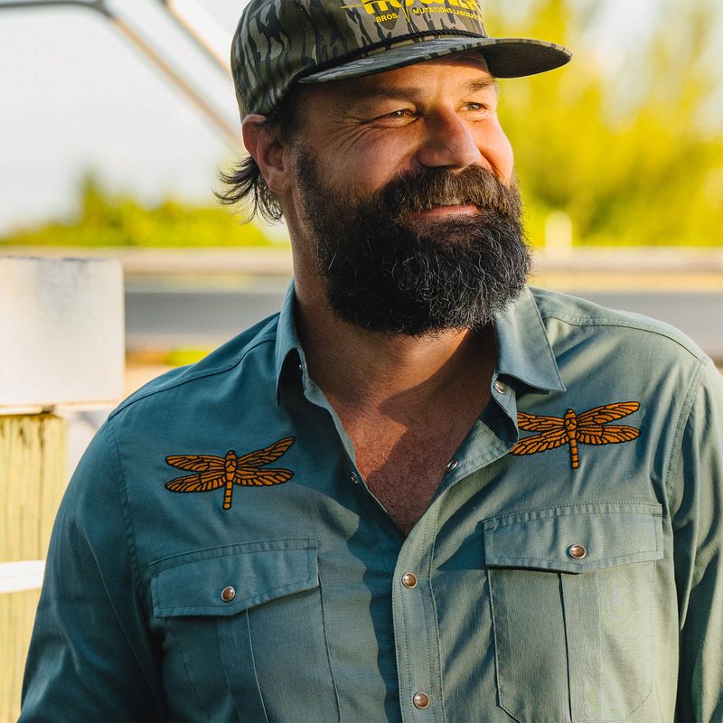 Howler Bros- Enter the Dragons Gaucho Snapshirt