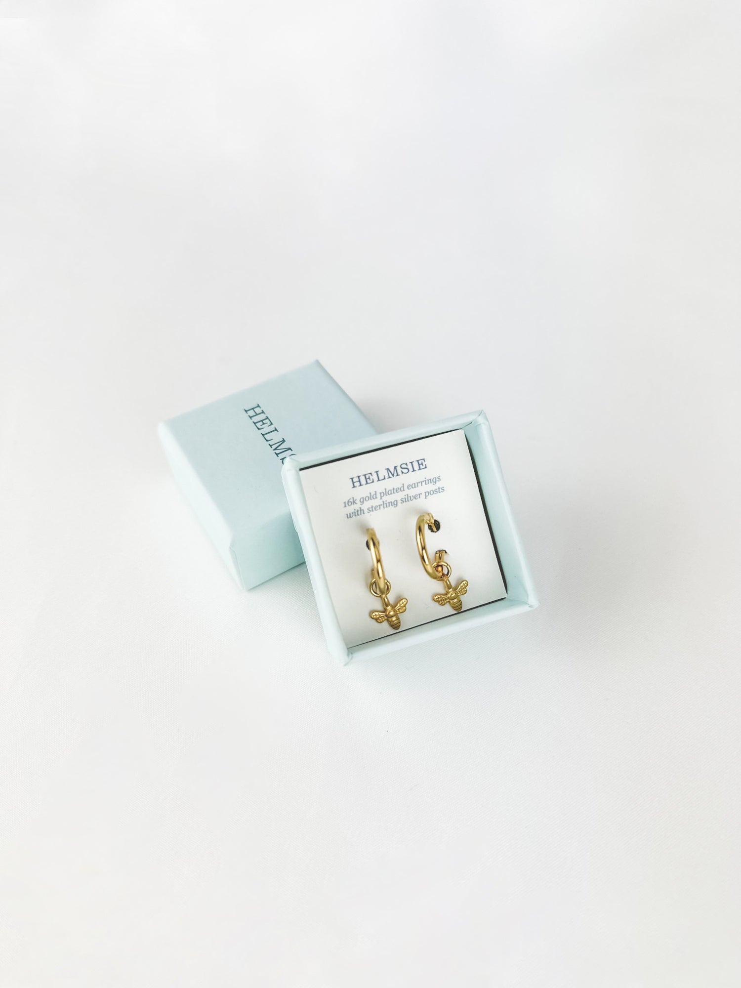 Helmsie- Bee Dangle Earrings