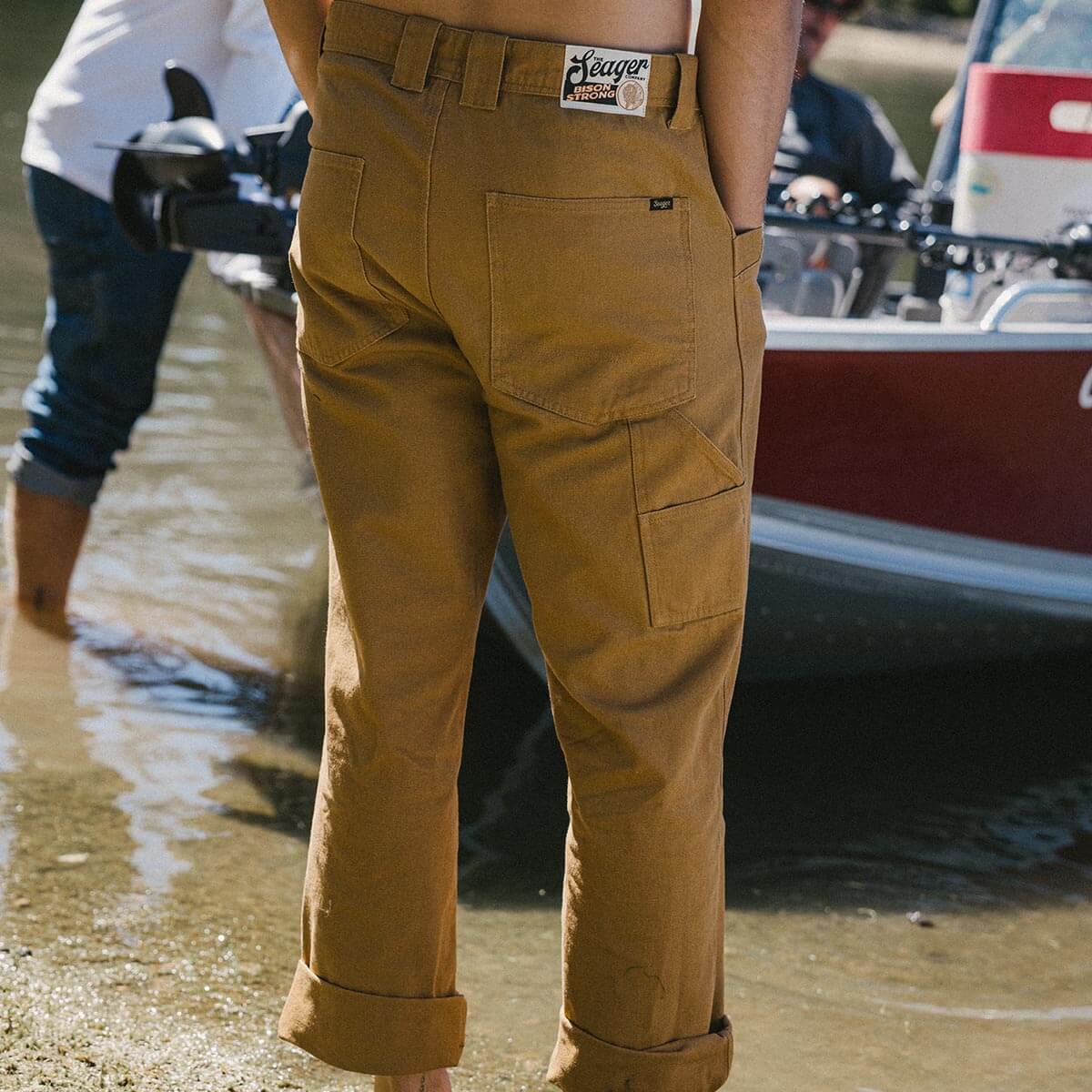 Seager- Bison Canvas Pants