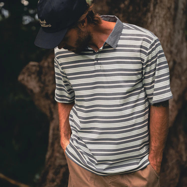 Roark- Bless Up Polo in Neptune