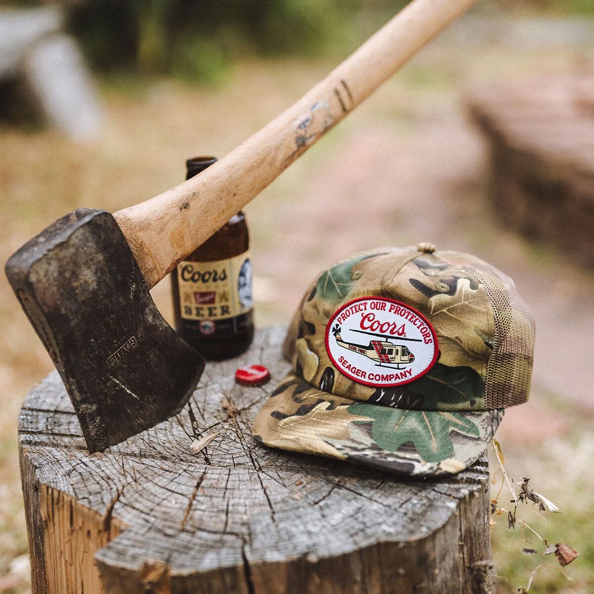 Seager- Seager x Coors Banquet Helo Trucker