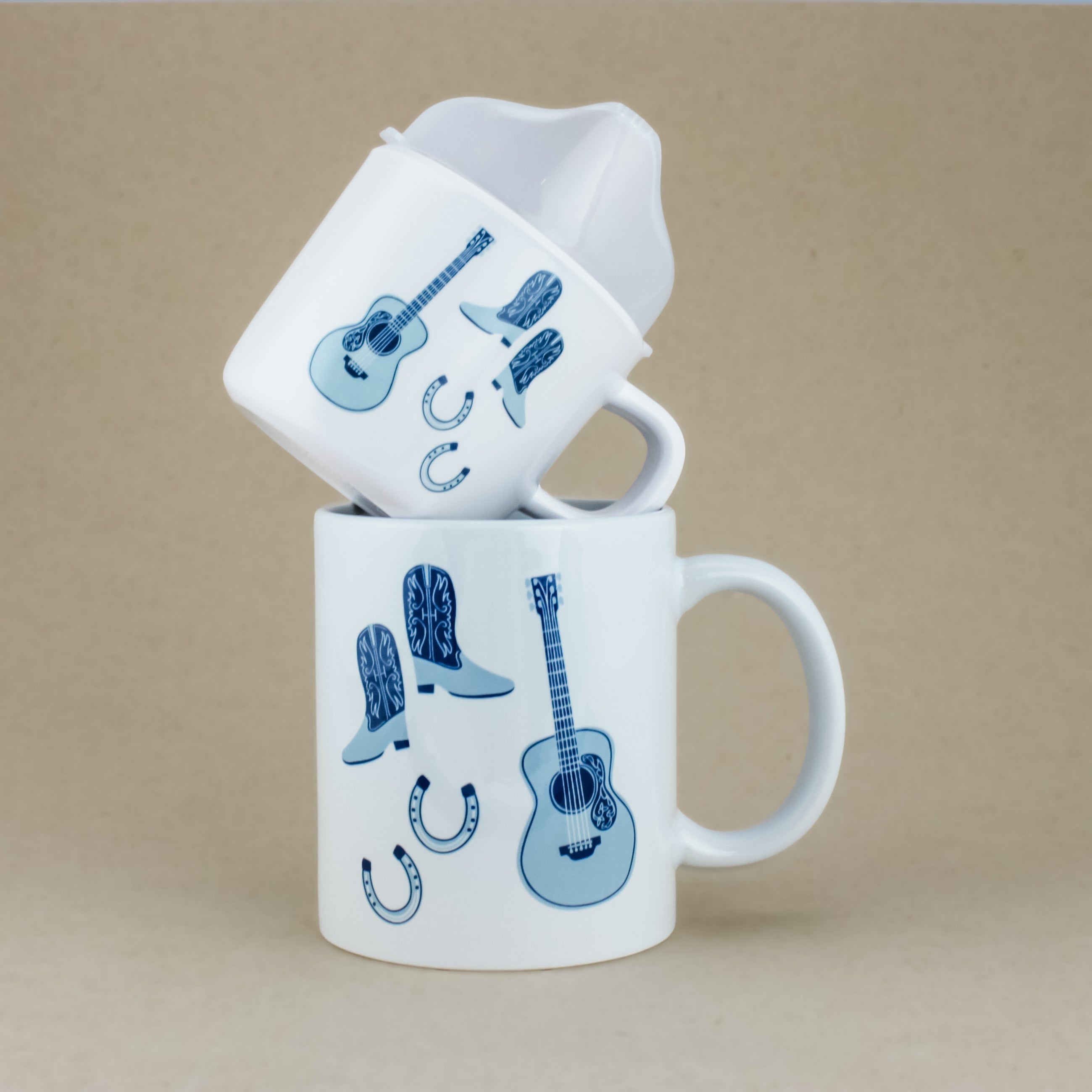 Helmsie- Cowboy Two of a Kind Cup Set
