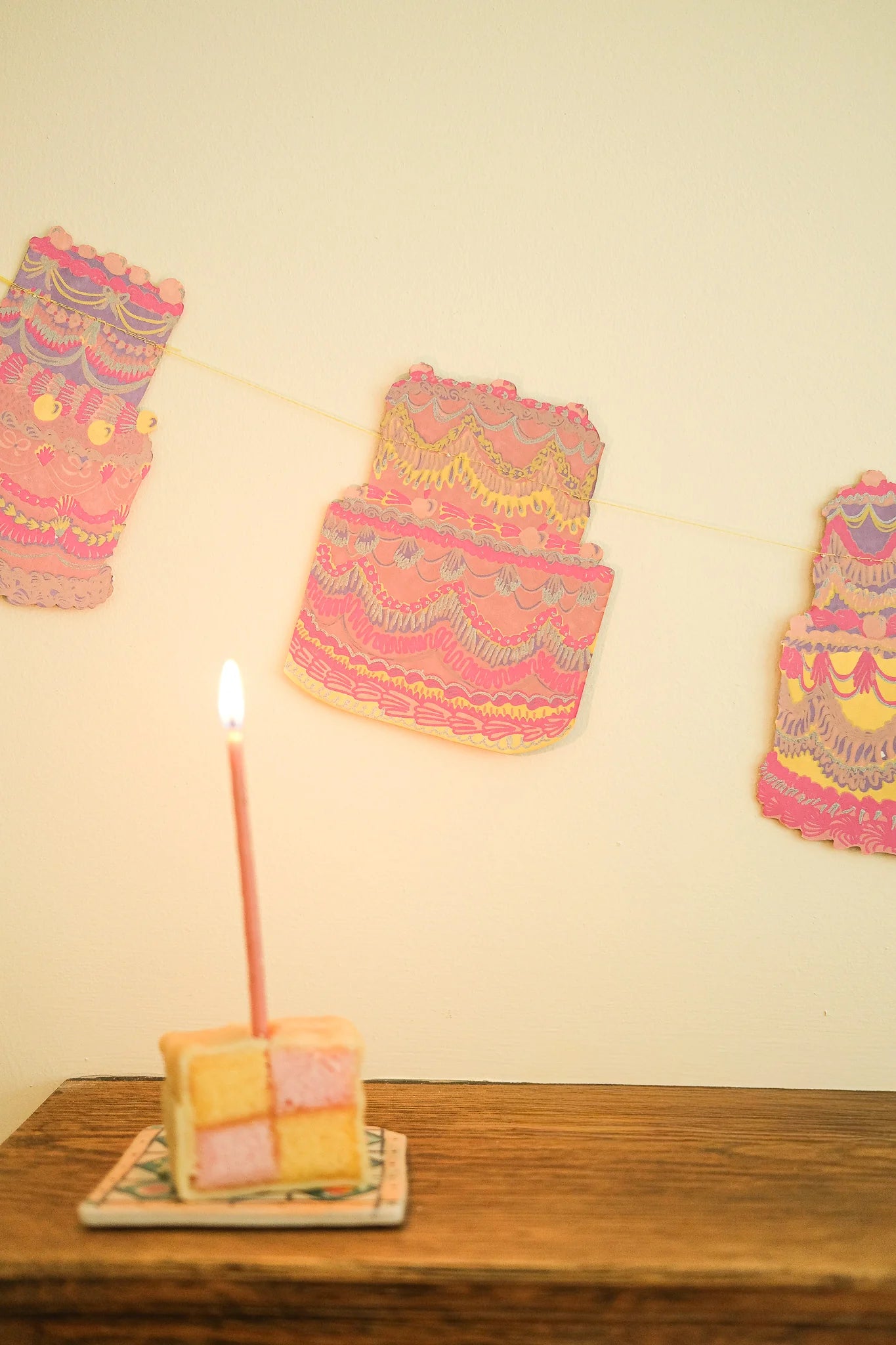 East End Press- Celebration Cakes Sewn Garland