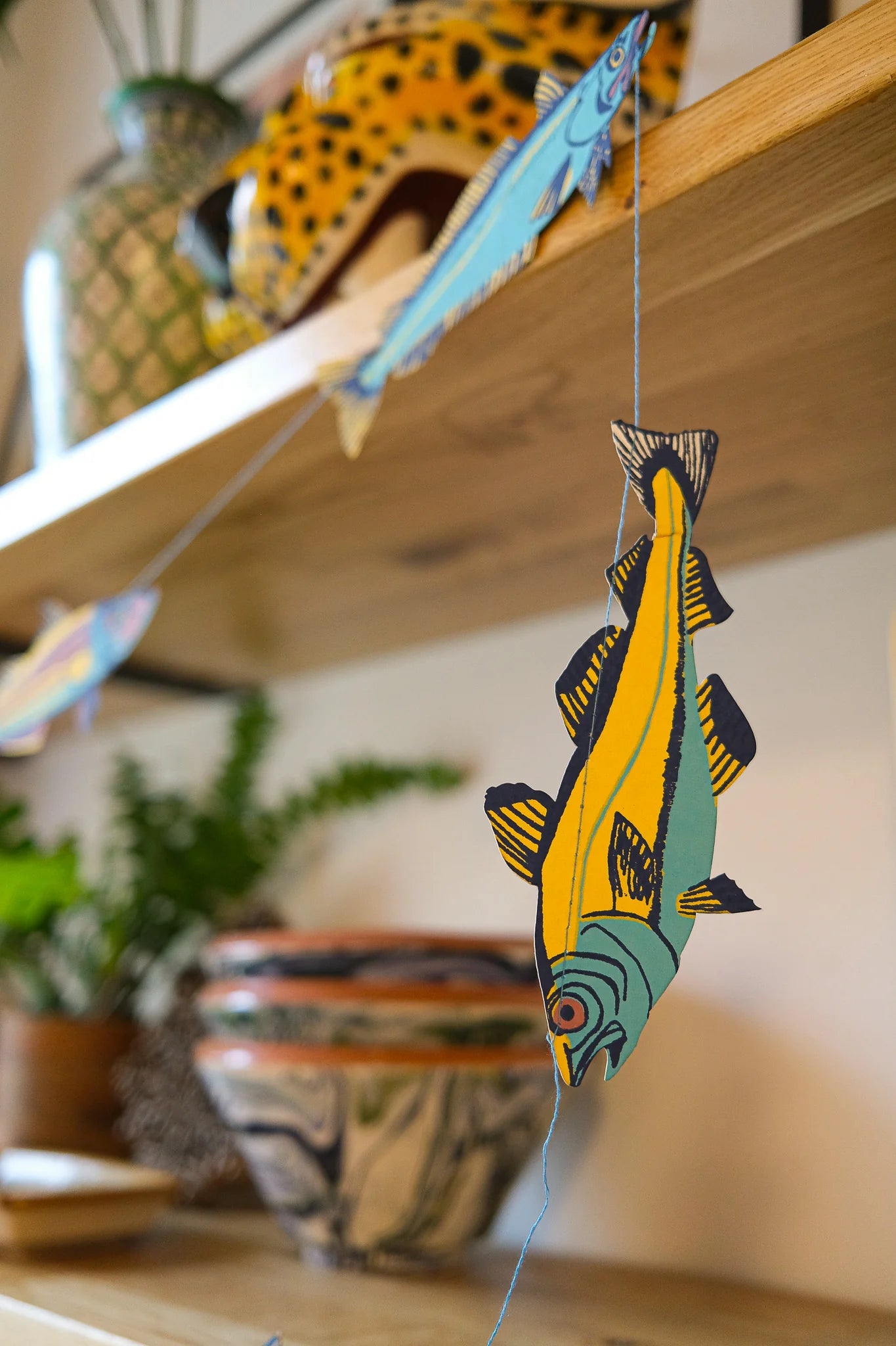 East End Press- Fish Sewn Garland