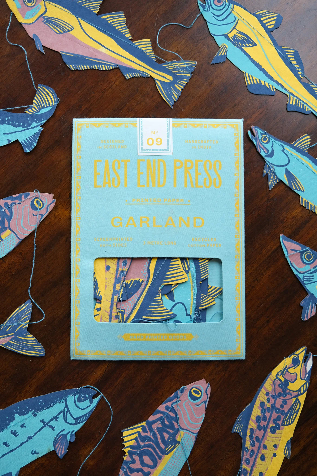 East End Press- Fish Sewn Garland