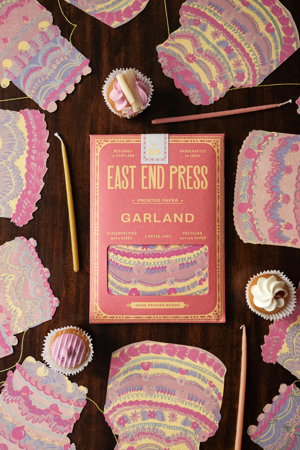 East End Press- Celebration Cakes Sewn Garland