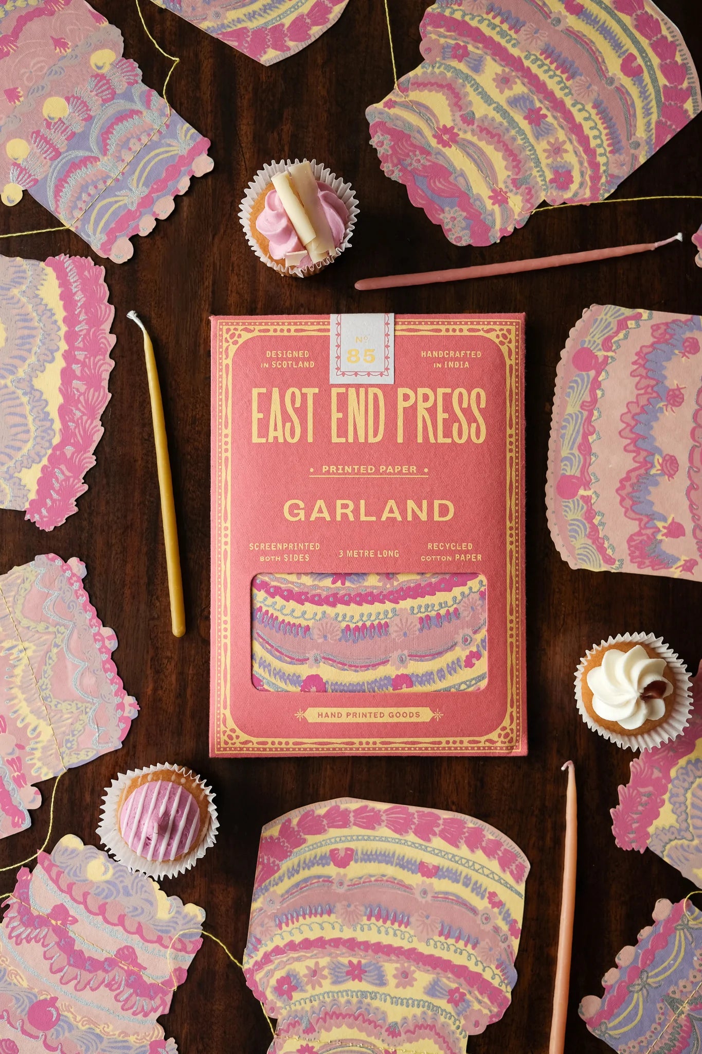 East End Press- Celebration Cakes Sewn Garland