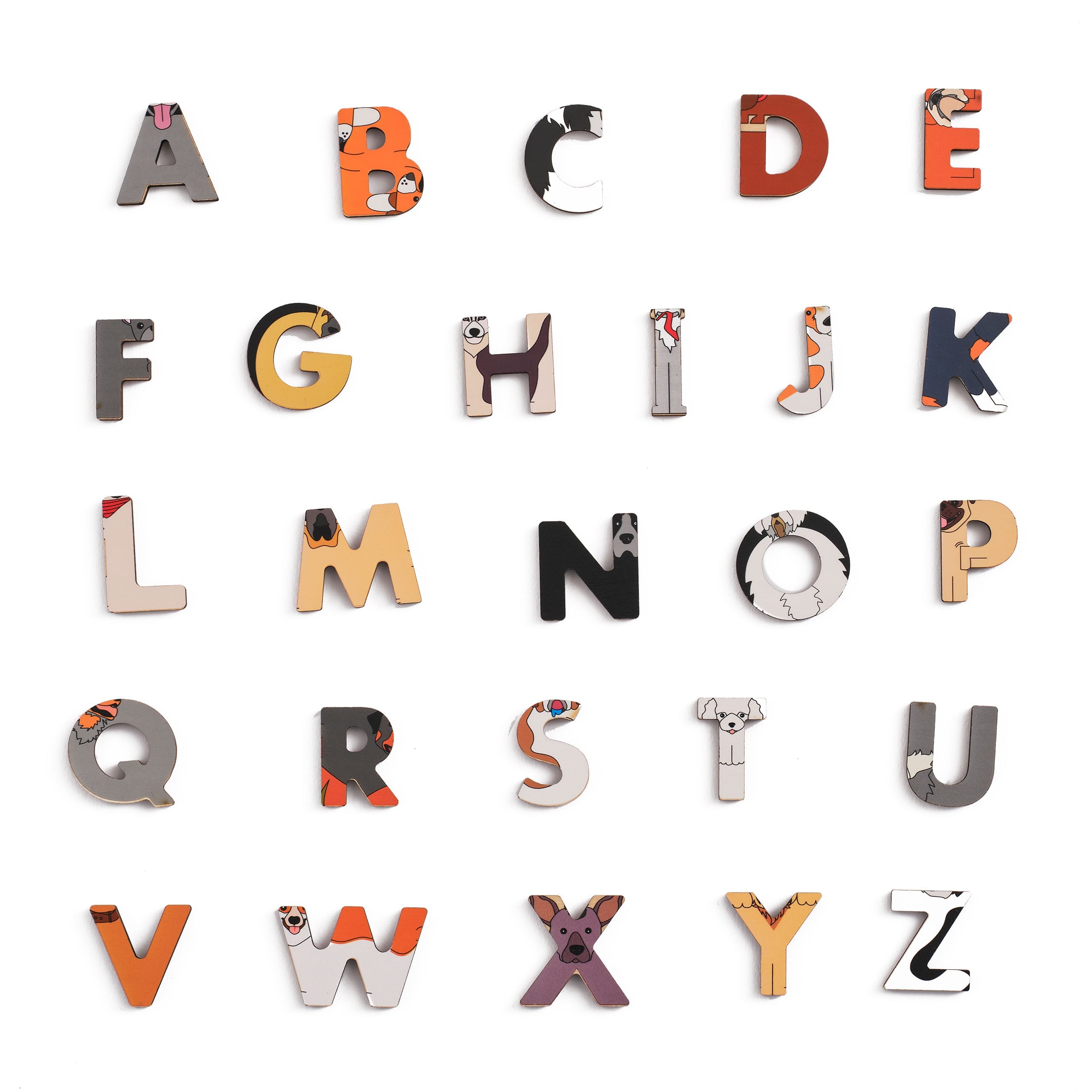 Alphabet Legends- Dog Wooden Alphabet Puzzle