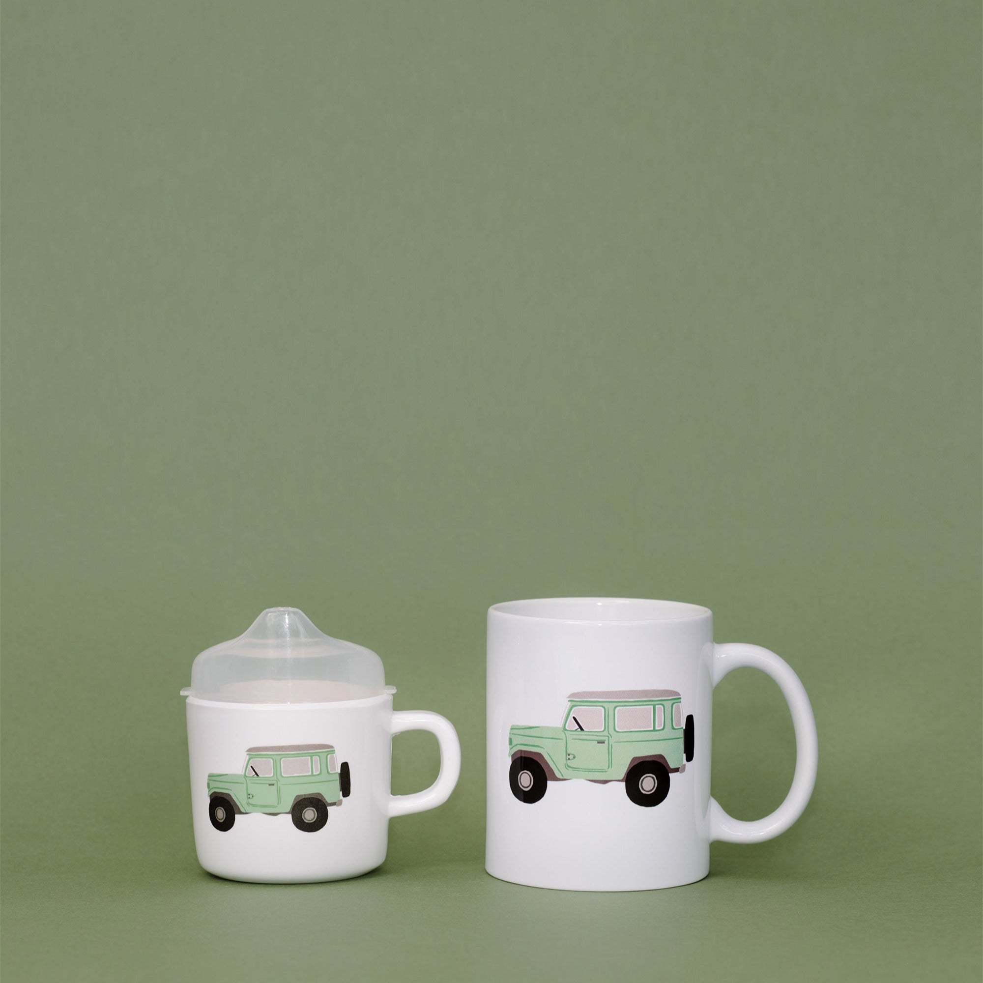 Helmsie- Vintage Truck Two of a Kind Cup Set