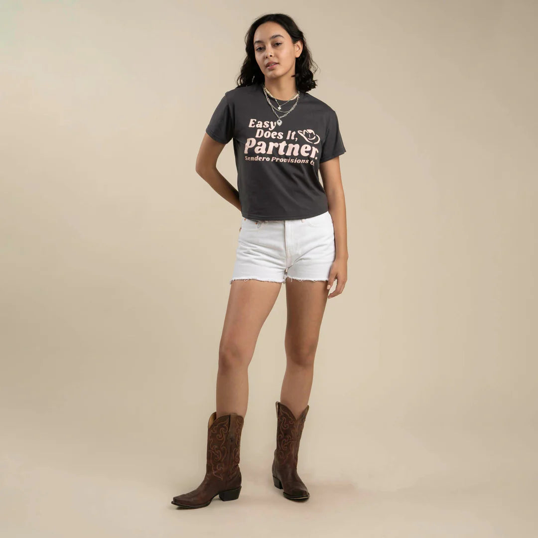 Sendero- Ysleta High-Rise Denim Short