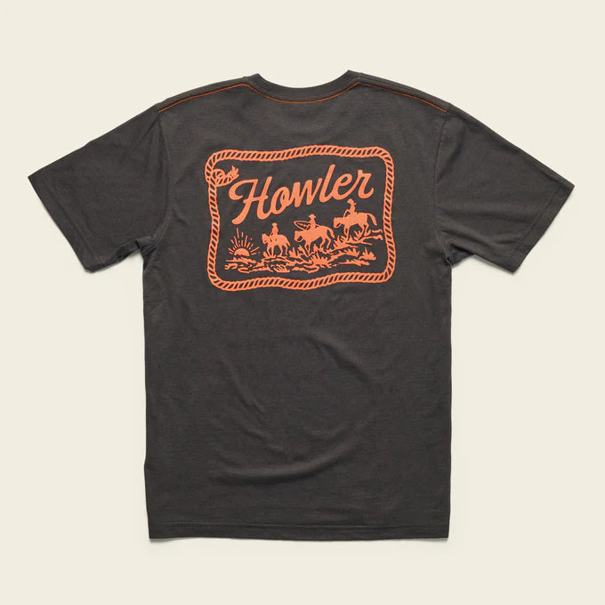 Howler Bros- Posse T-Shirt in Antique Black