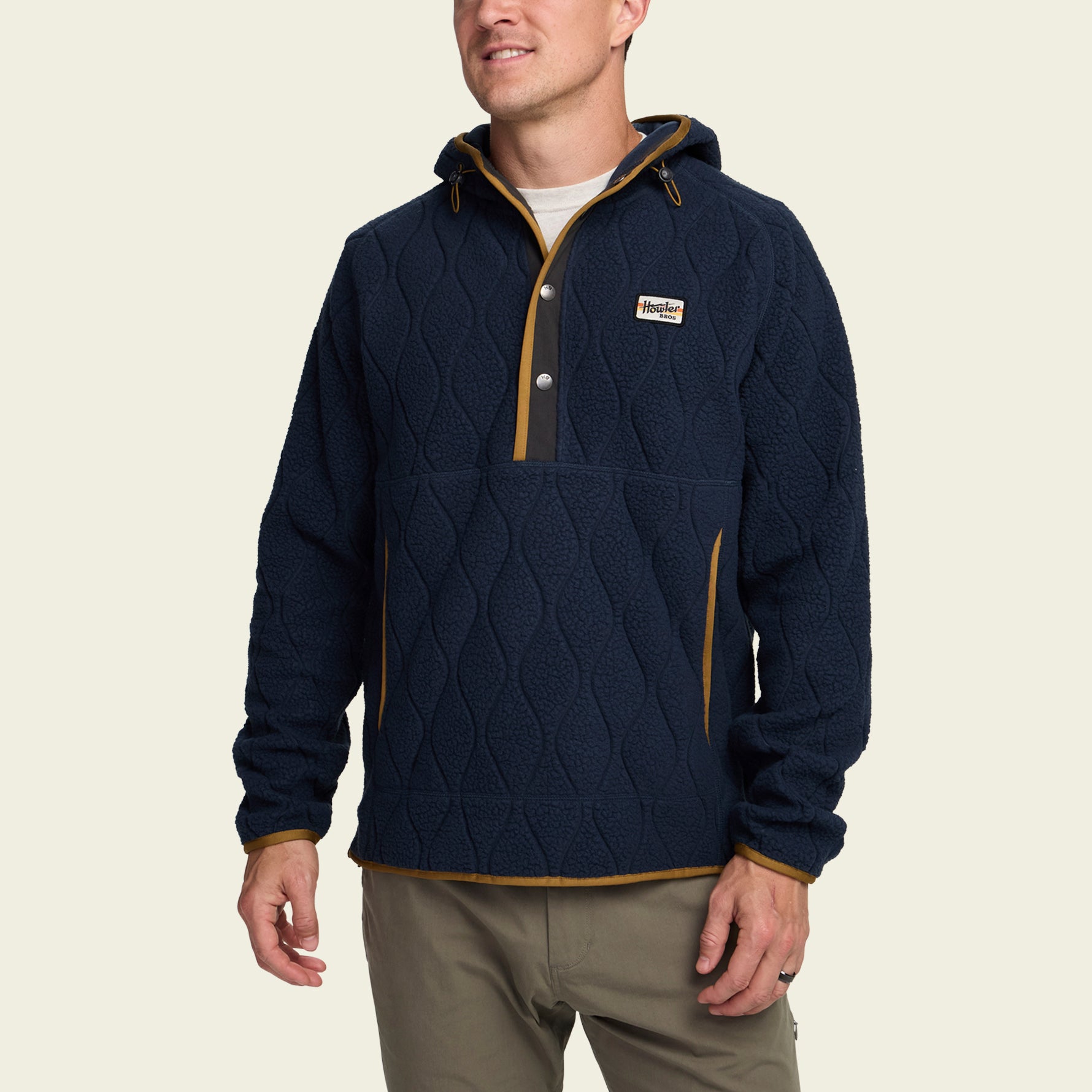 Howler Bros- Chisos Hooded Pullover Capillary Waves