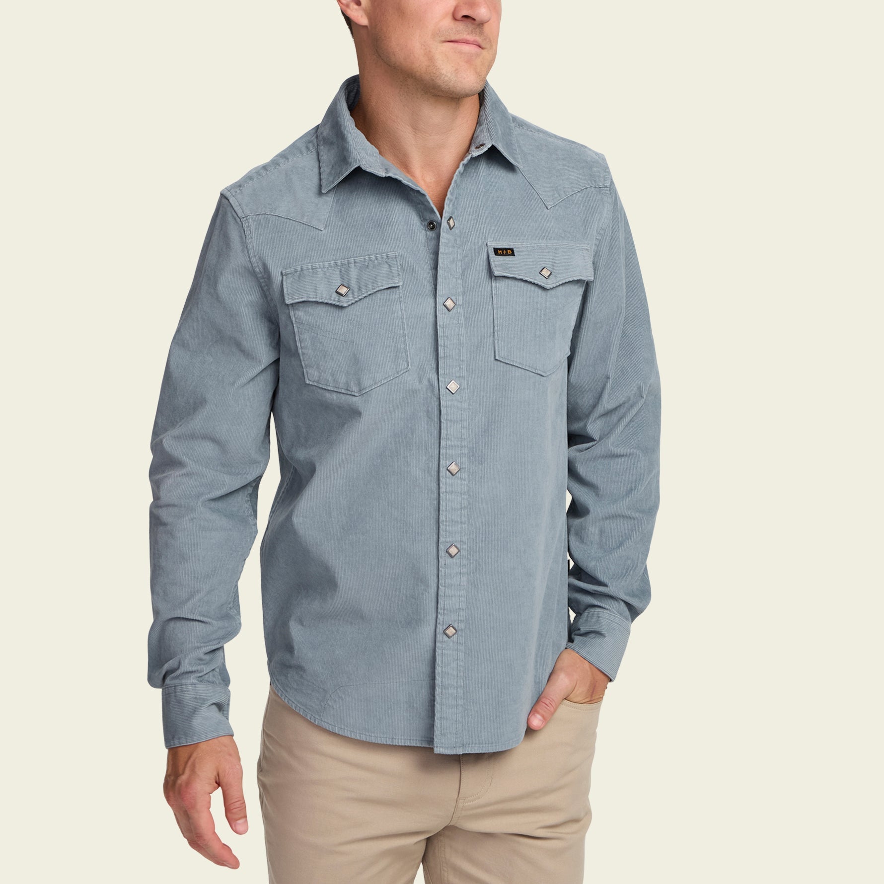 Howler Bros- Banning Corduroy Snapshirt