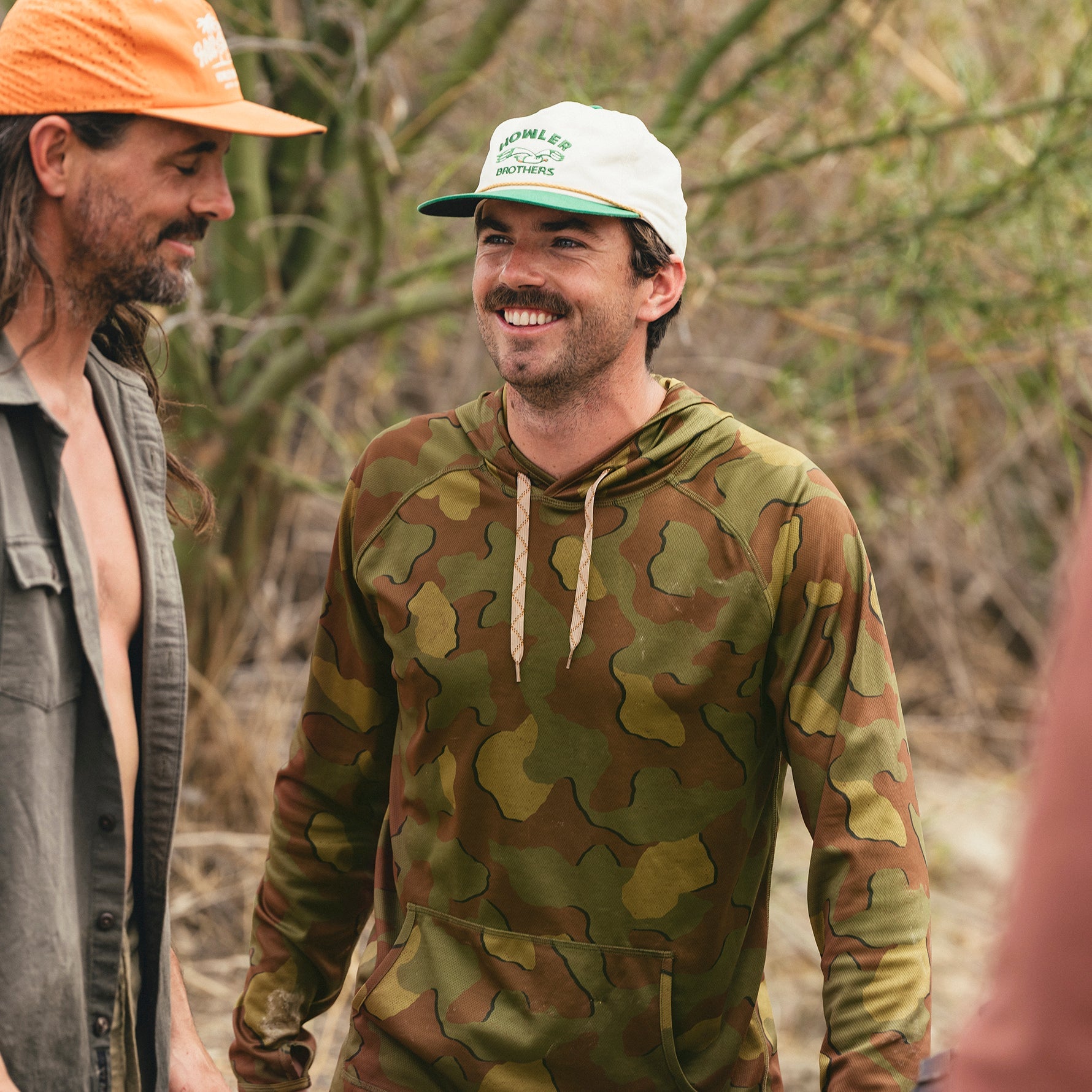 Howler Bros- Loggerhead Hoodie Mimetico : Fatigue