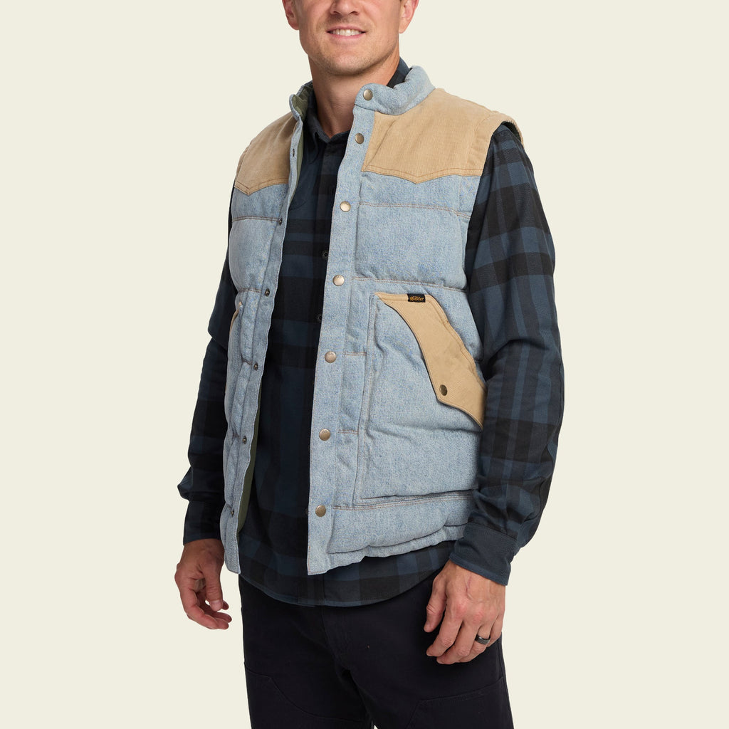 Howler Bros- Denim Rounder Vest
