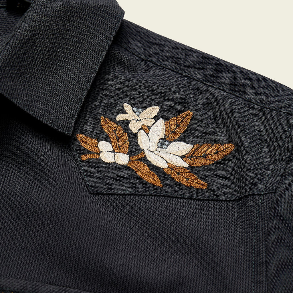 Howler Bros- Crosscut Deluxe Longsleeve: Orange Blossoms