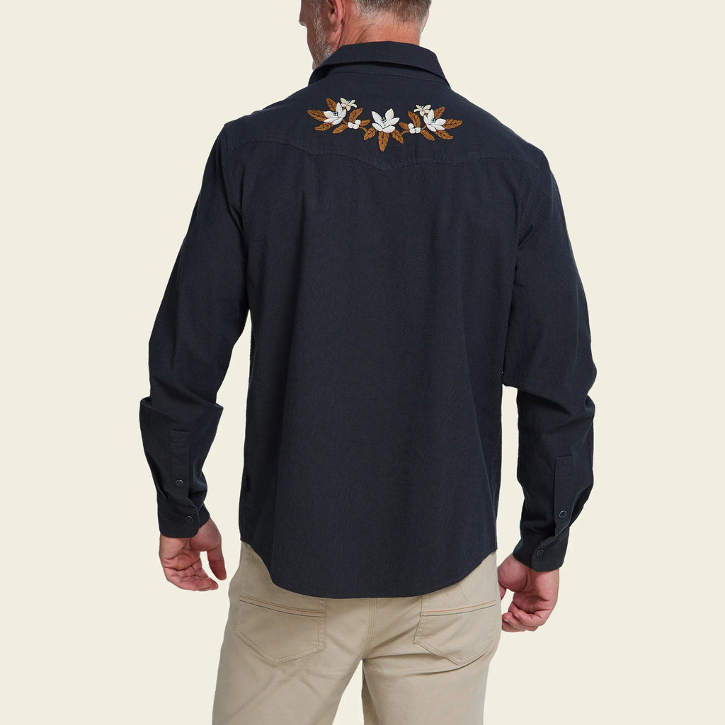 Howler Bros- Crosscut Deluxe Longsleeve: Orange Blossoms