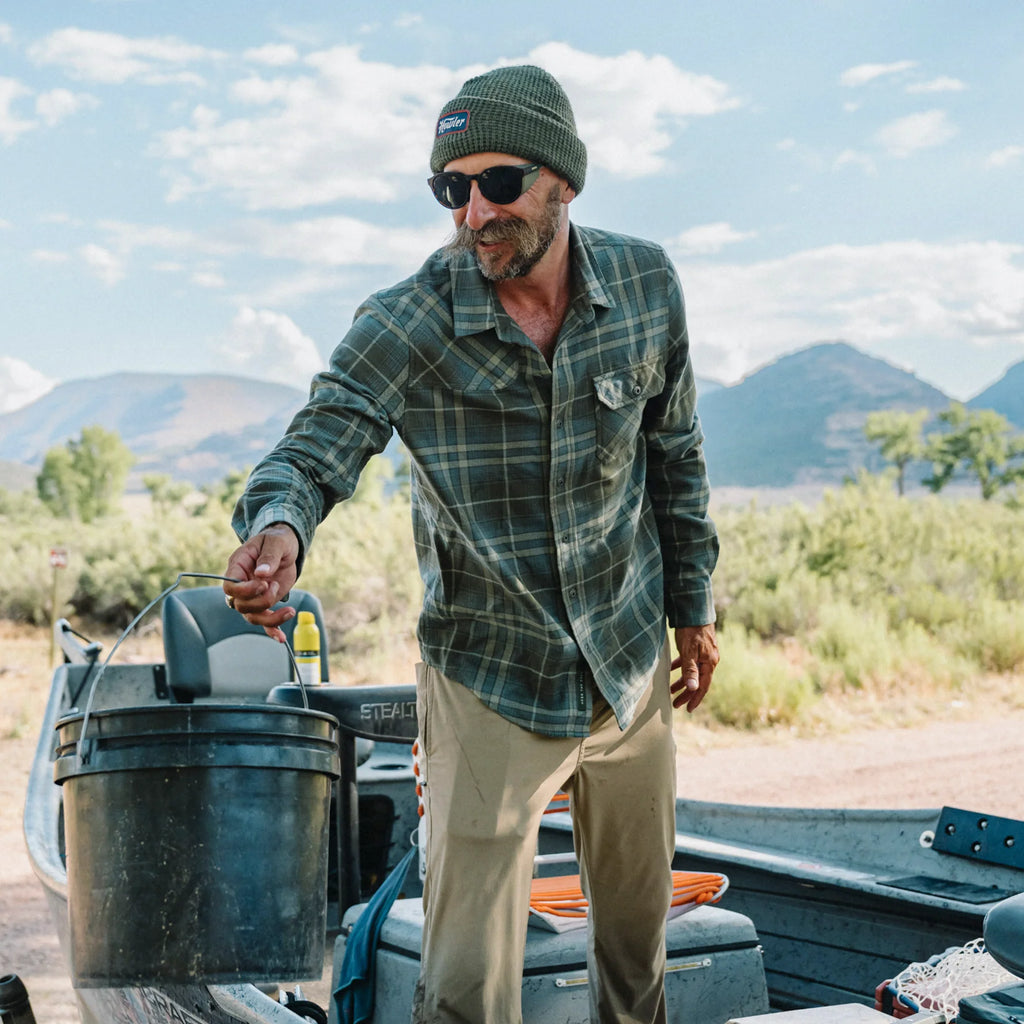 Howler Bros- Harker's Flannel: Kempton Plaid