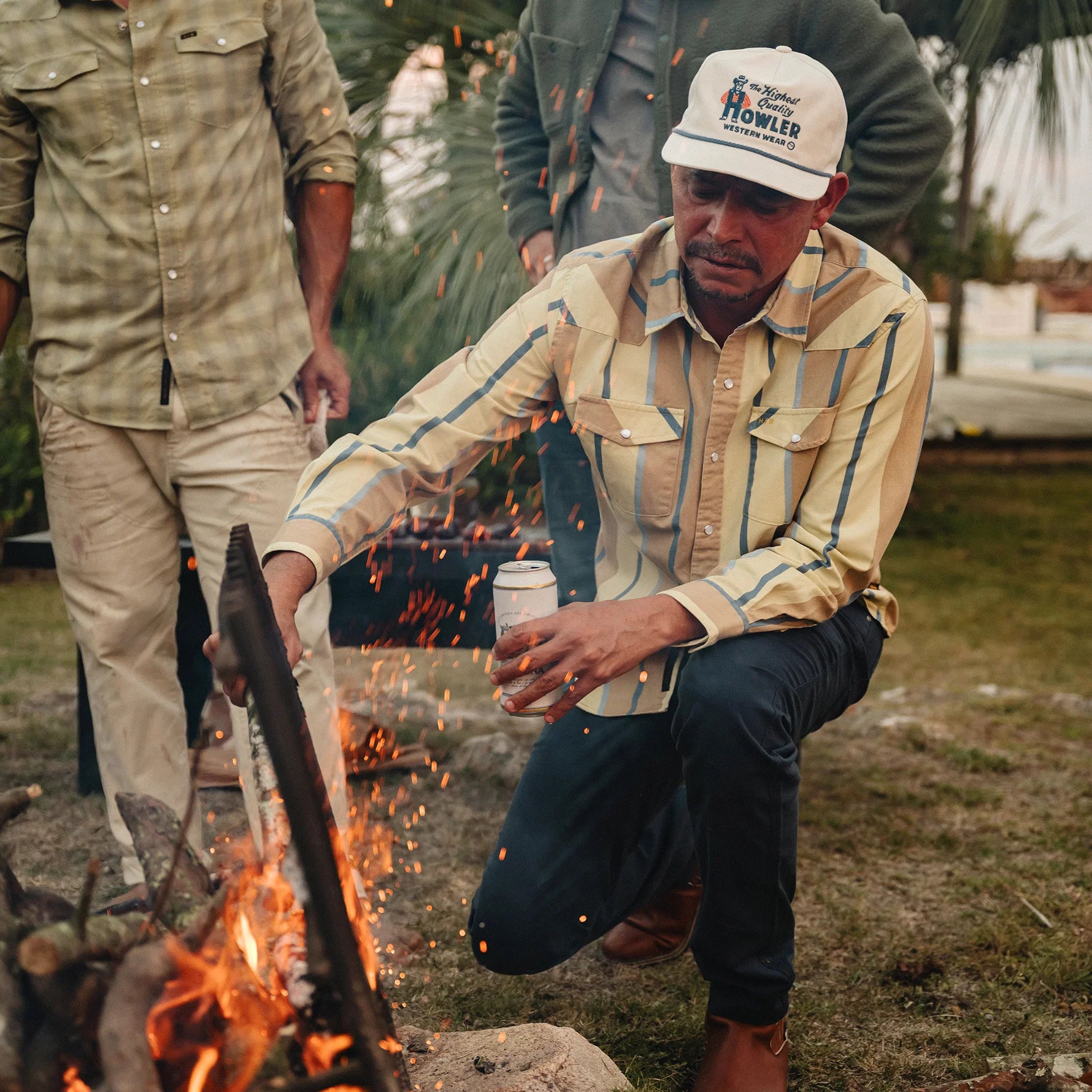 Howler Bros- High Rider Shirt: Driver Stripe