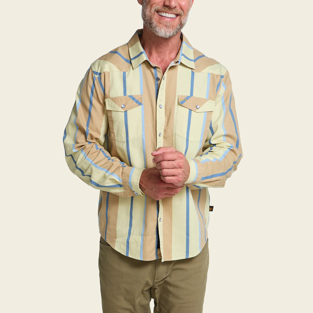 Howler Bros- High Rider Shirt: Driver Stripe