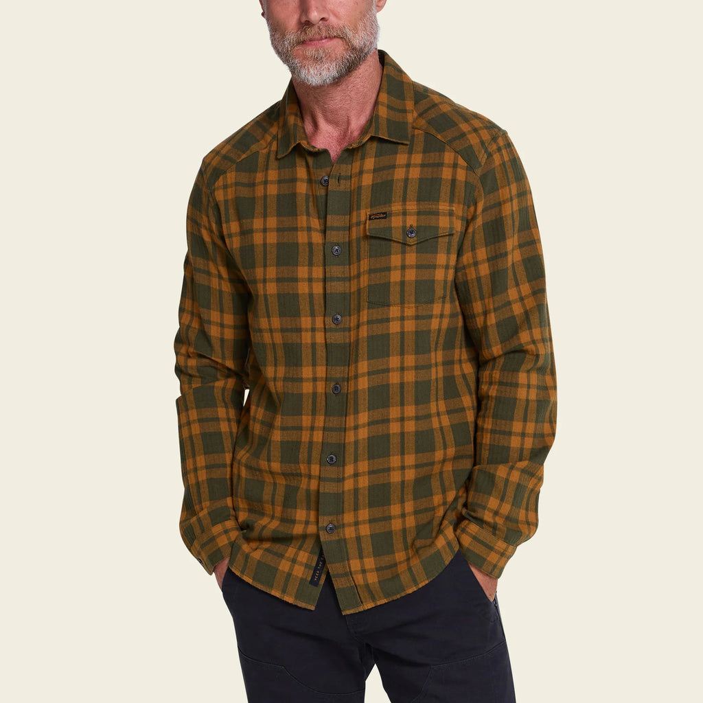 Howler Bros- La Grange Lightweight Flannel: Cohen Plaid