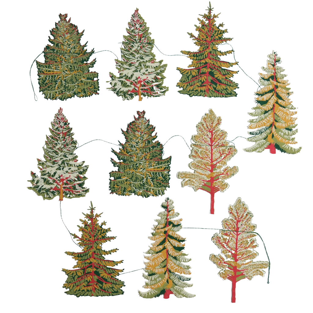 East End Press- Forest Sewn Garland