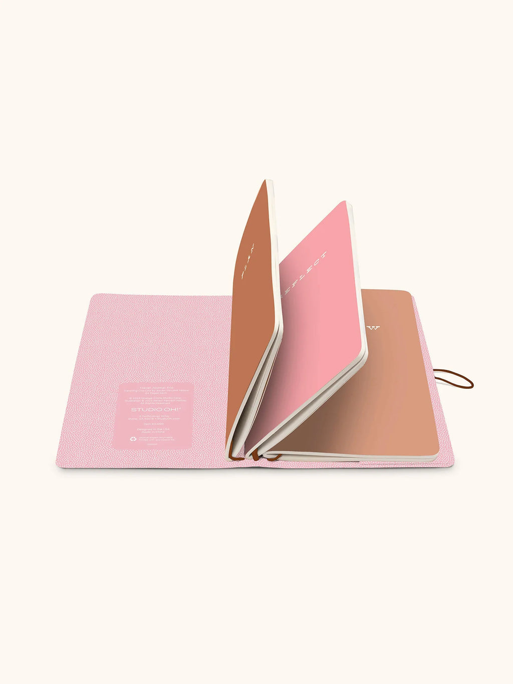 Studio Oh!- Traveling Cha-Cha Travel Journal Trios