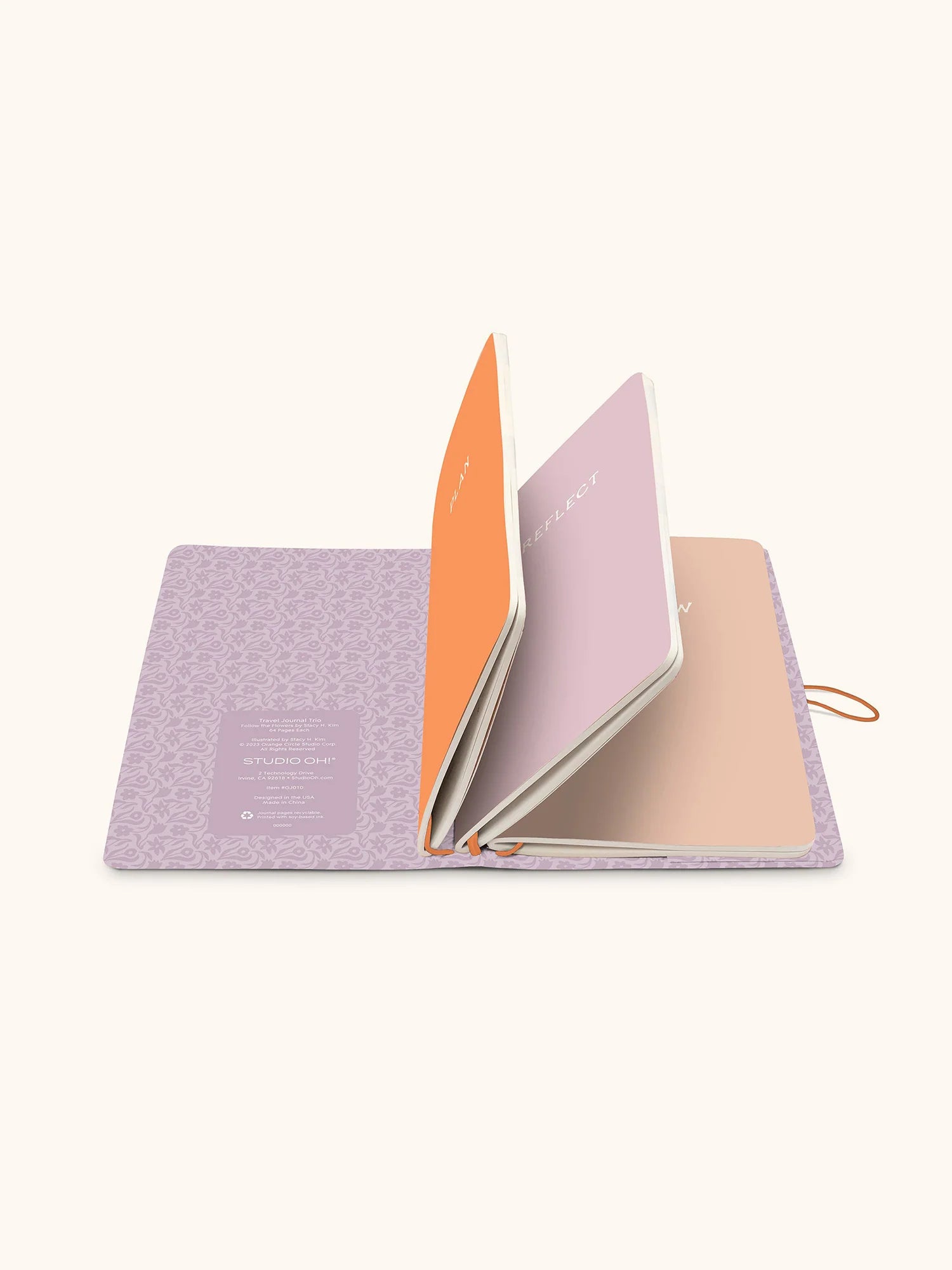 Studio Oh!- Follow the Flowers Travel Journal Trios