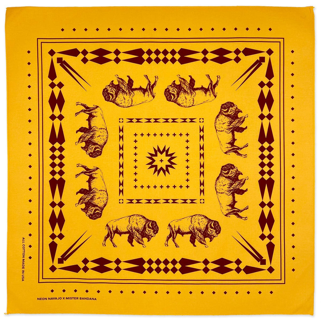 Mister Bandana- Great Plains Buffalo Bandana