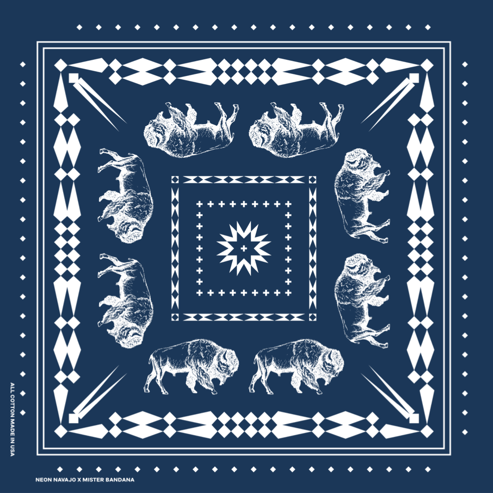 Mister Bandana- Great Plains Buffalo Bandana