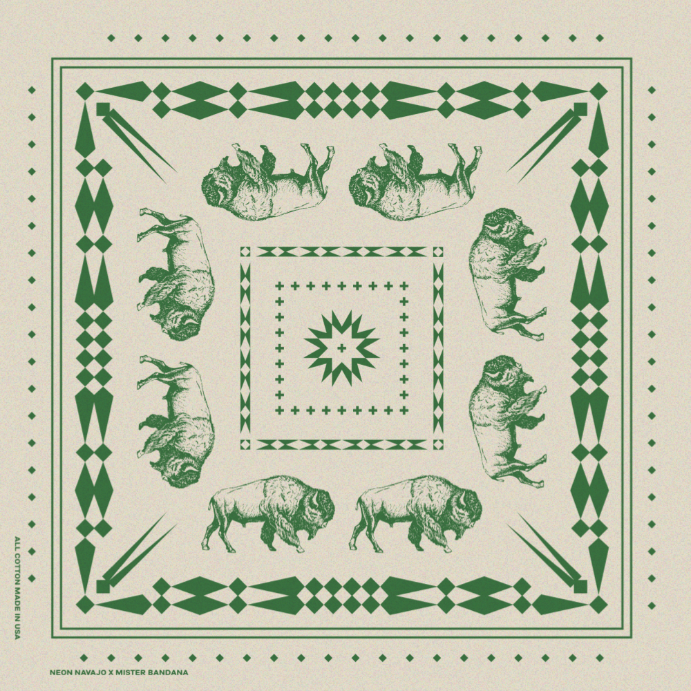 Mister Bandana- Great Plains Buffalo Bandana