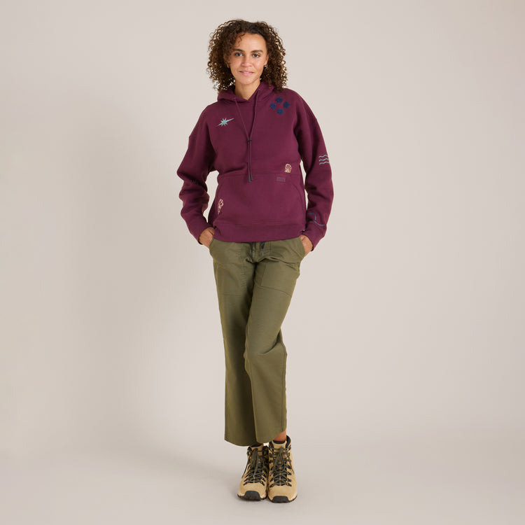 Roark- Hiker Hoodie in Blackberry