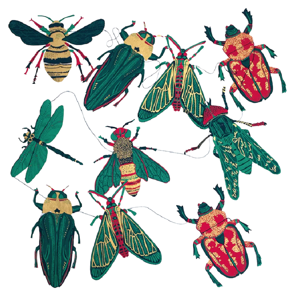 East End Press- Insects Sewn Garland