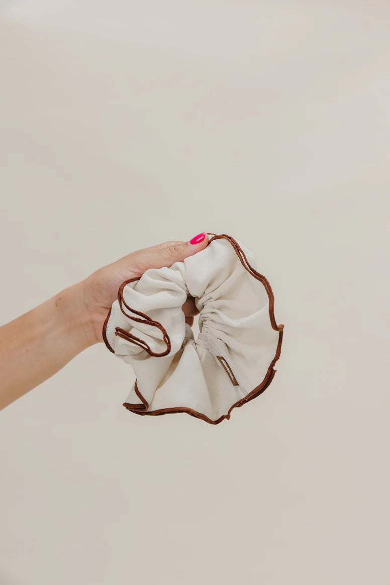KAXI- Beige Mom Corset Scrunchie