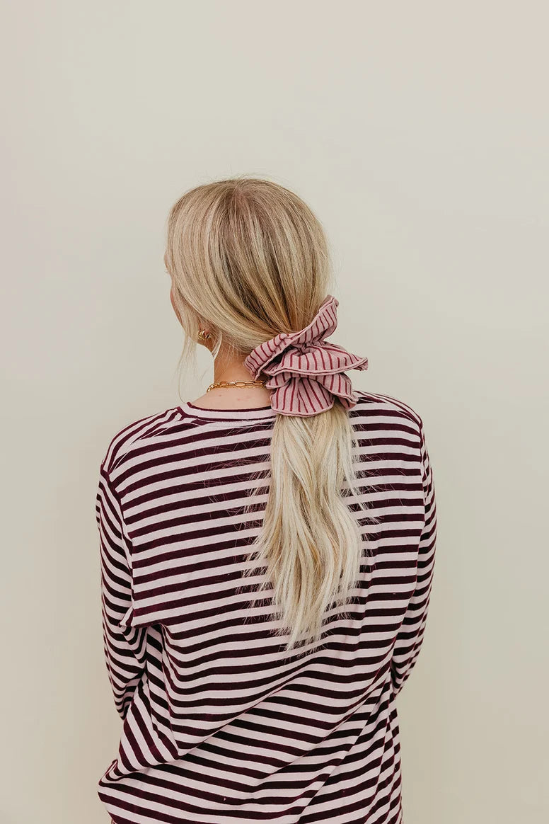 KAXI- Striped Corset Scrunchie