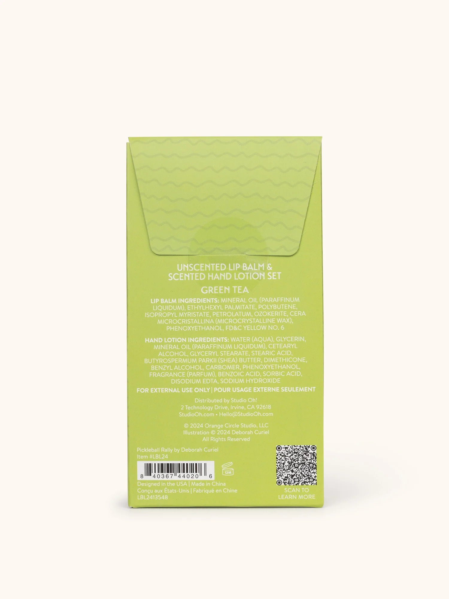 Studio Oh!- Pickleball Rally Lip Balm & Hand Lotion Set