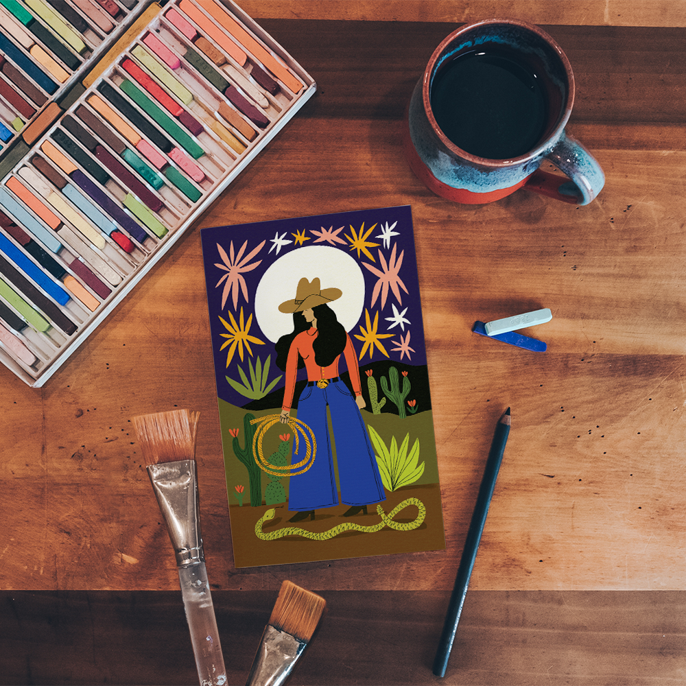 Denik- Desert Cowgirl Notebook